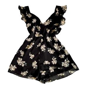 Floral Romper Fairycore Cottagecore Y2K Style